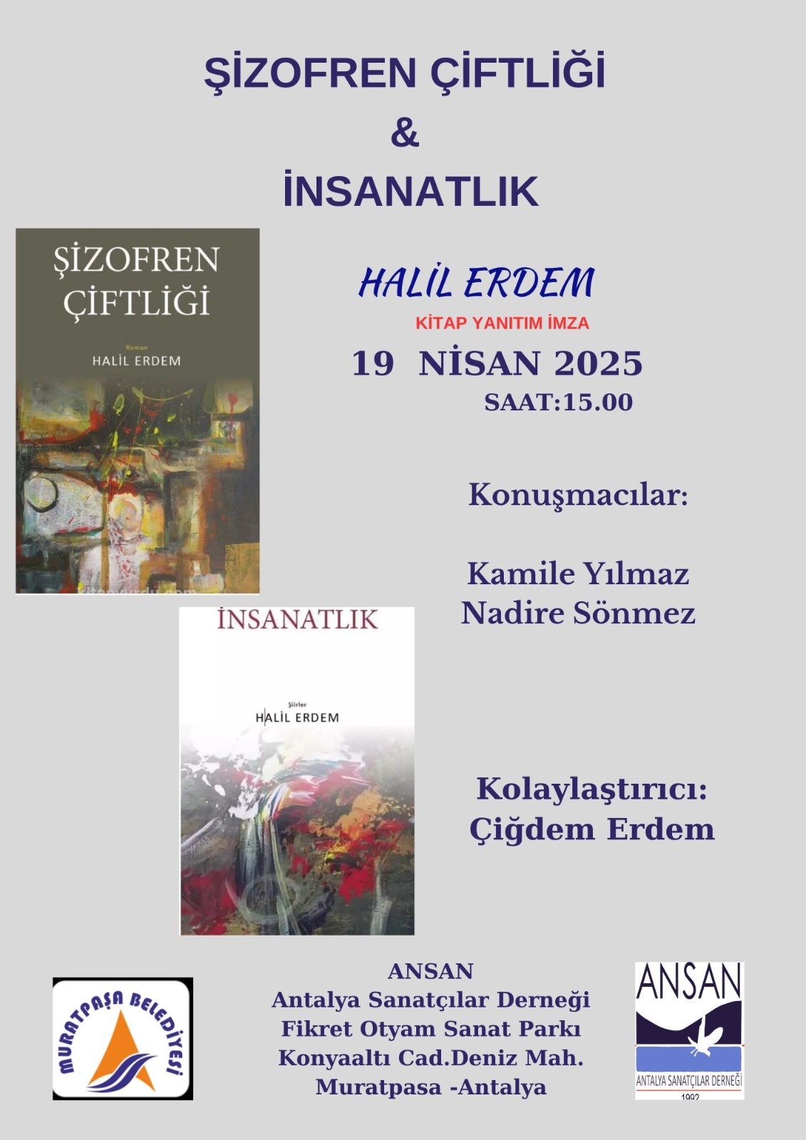 KİTAP TANITIM & İMZA: Şizofren Çiftliği & İnsanatlık - Halil Erdem